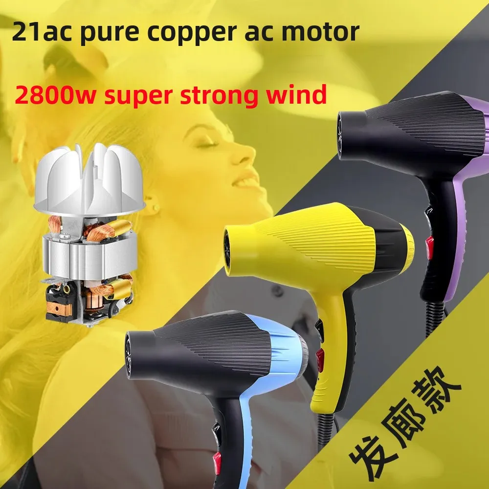 High Power Quick Drying Blue Light Hair Dryer For Professional Hair Stylists Baby Blow Dryer Hairdryer