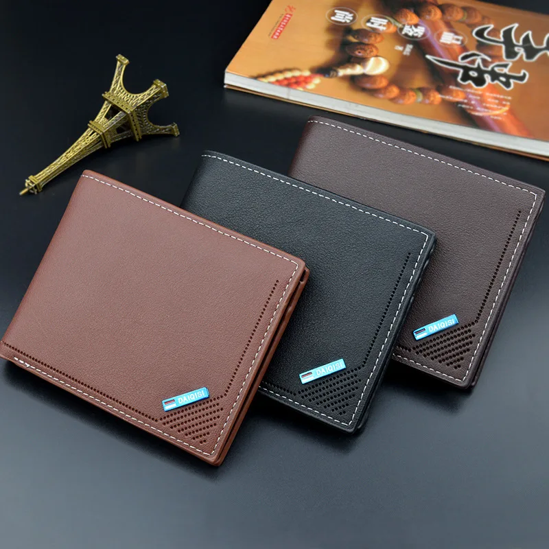 New Men's Wallet, Men's Short Wallet, Young Man, Simple Fashion