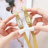 2024 New Fashion Gedi Top Brand Luxury Gold Mesh Steel Vintage Rectangular Luxury Elegant Waterproof Ladies Quartz Gifts Watches 5