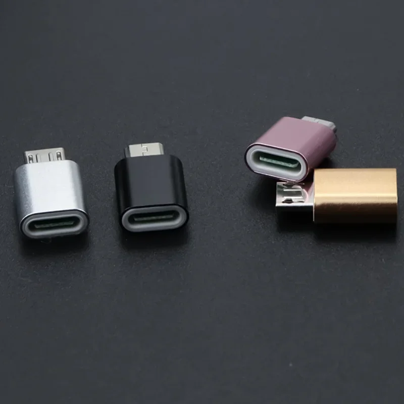 USB C타입 암-마이크로 USB 수 어댑터 커넥터, 마이크로 USB 충전기 어댑터, V8 충전 데이터 전송 컨버터