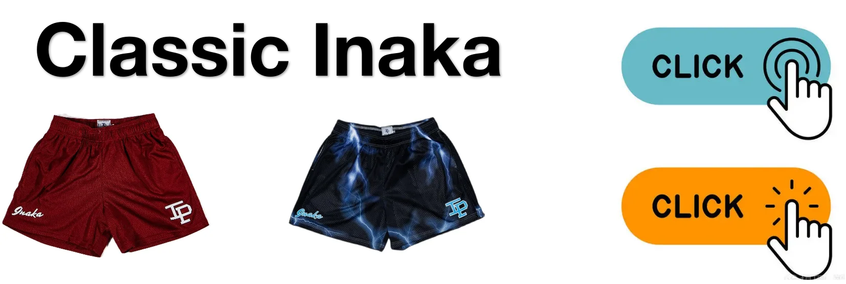 Inaka Shorts 2022 Men Women Classic GYM Basketball Workout Mesh Shorts One Layer Inaka Power Shorts Fashion Design