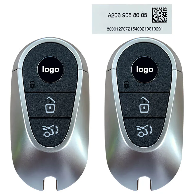 

Умный ключ CN002090, 3 кнопки, OEM, для Mercedes Benz C-Class 2020 + 433,92 МГц, Часть №: A206 905 80 03 (только пара)