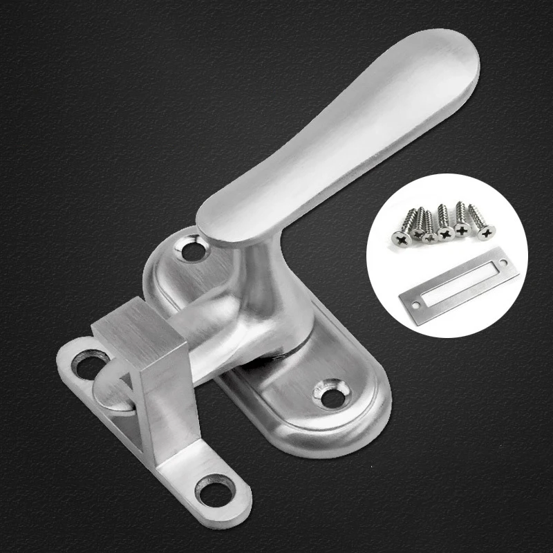 Porta de e Janela Sash Lock Janela Trava Sliding Handle Segurança Hasp Hardware Fittings Aço Inoxidável