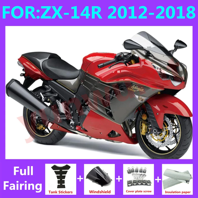 

Motorcycle Fairings Kit for Ninja ZX-14R 2012 2013 2014 2015 ZX14R zx 14r 12 13 14 15 bodywork full fairing kits set red black