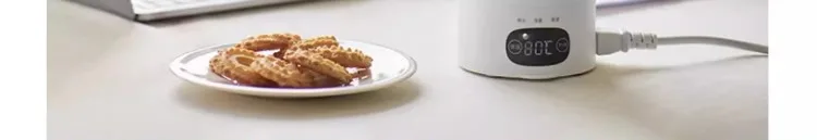 Chaleira elétrica dobrável portátil, panela de água