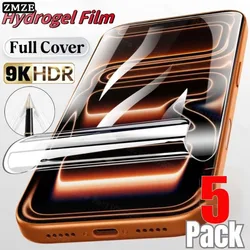 5 - Pack Hydrogel Full Cover Screen Protector Films - Hydrogel Film