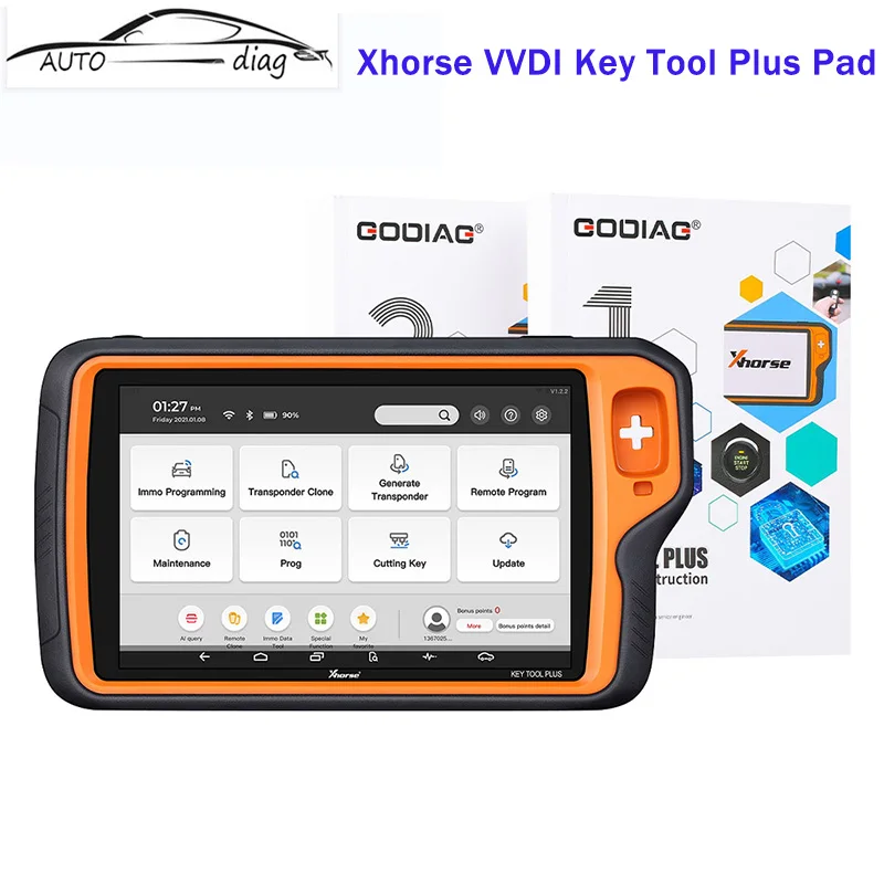 

Xhorse VVDI Key Tool Plus Pad Global Advanced Version All-in-One Programmer Combined Functions of VVDI2, VVDI MB, Key Tool Max