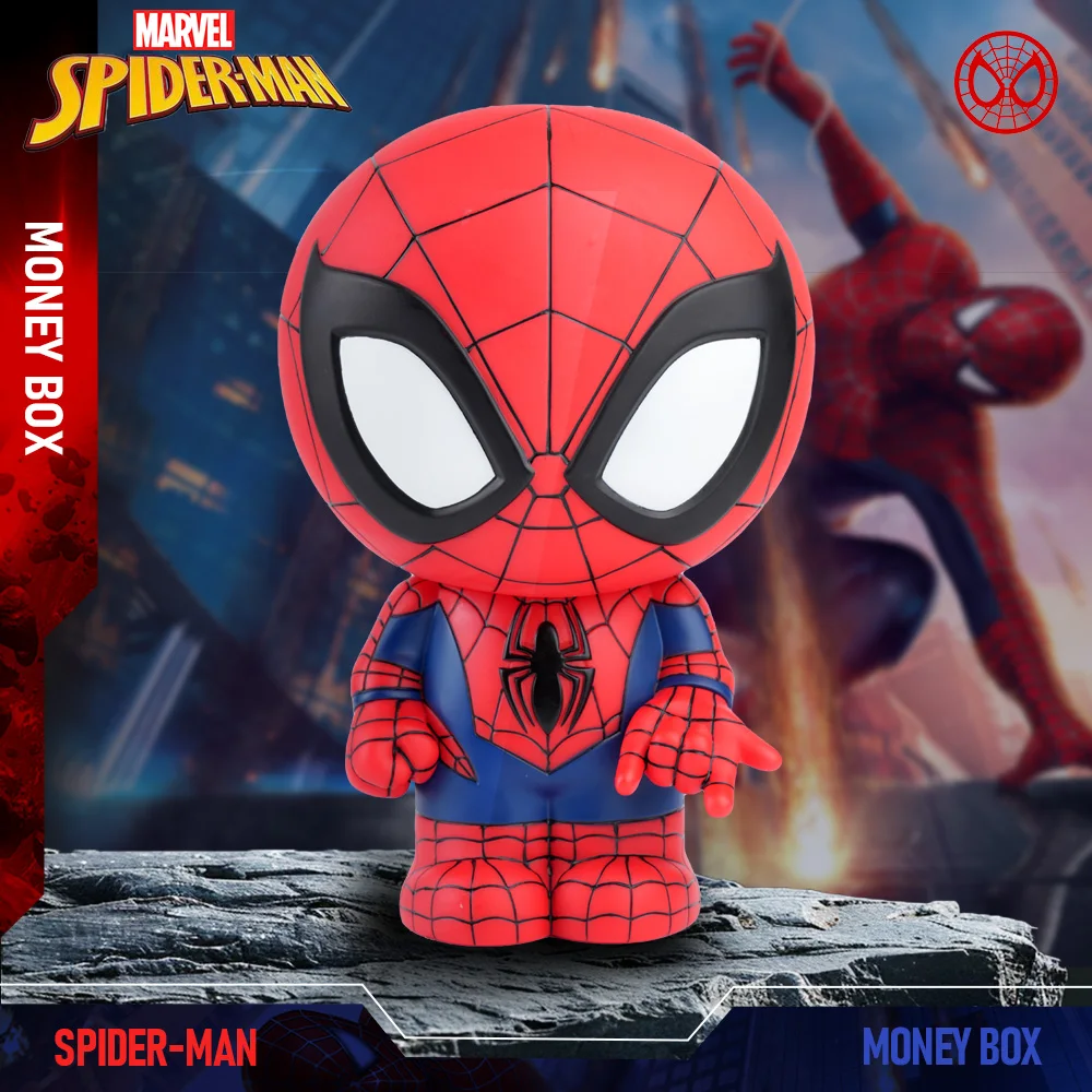 Spider-Man, offiziell lizenziertes PVC-Sparschwein, Münzbank, Spider-Man, Sammlerstück, Heimdekoration, Spardose, 1 Stück, Marvel – Detail 8