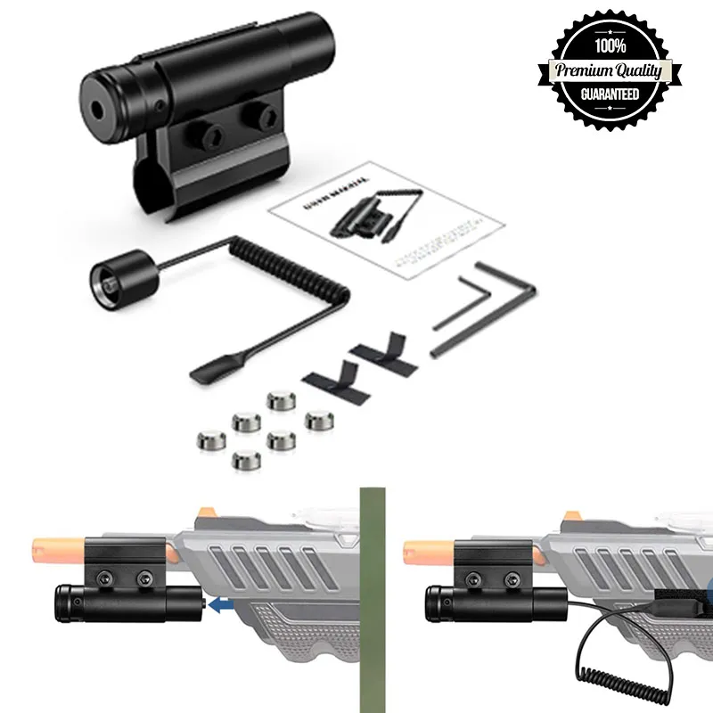 Salt Gun Laser Sight Splatgun SRB1200 Rifle For Bug A Salt Gun 2.0 and 3.0  Insect with Optional Switch 2 Set of Batteries - AliExpress