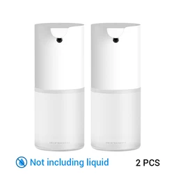 Automatic Foaming Soap Dispenser with Built-in Battery and Type-C Charging Port (2-Pack)
