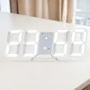 3D LED Digital Wall Clock with Adjustable Brightness Triple Alarm Temperature Display for Home Office Use 2