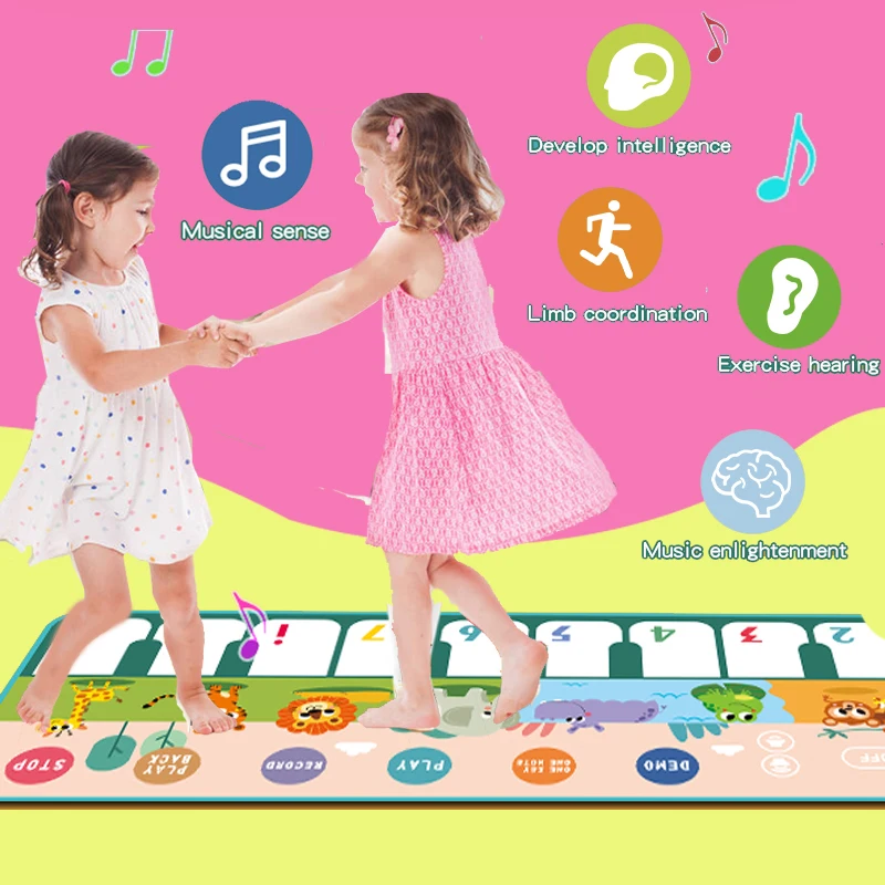 Tapis de Piano Musical Enfant – Jouet d’Éveil Éducatif et Cadeau Original Mixte – Image 4