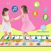 Piano Mat for Kids Children Fitness Keyboard Play Music Carpet Toddlers Music Instrument Toys Educational Toys Gift for Girl Boy 4
