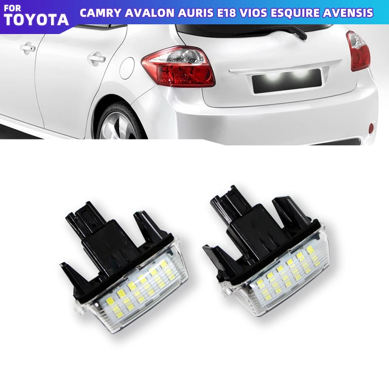 Per Toyota Auris E18 Esquire Avensis Esquire Ez Noah Proace City Sai 2Pc Led Targa Lampade Luminose