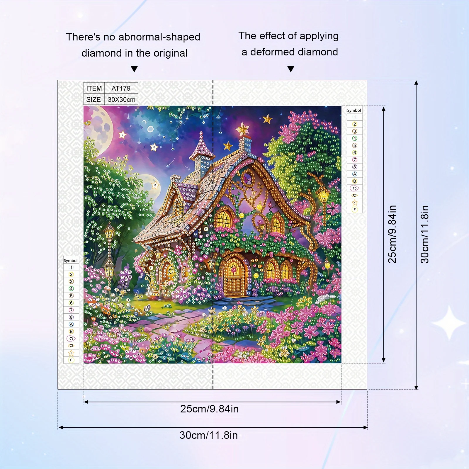 DIY Flower House 5D Special Shape Diamond Art Kits for Beginners Diamond Art Painting Kits for Home Wall Decoration Gift diamond art painting kit