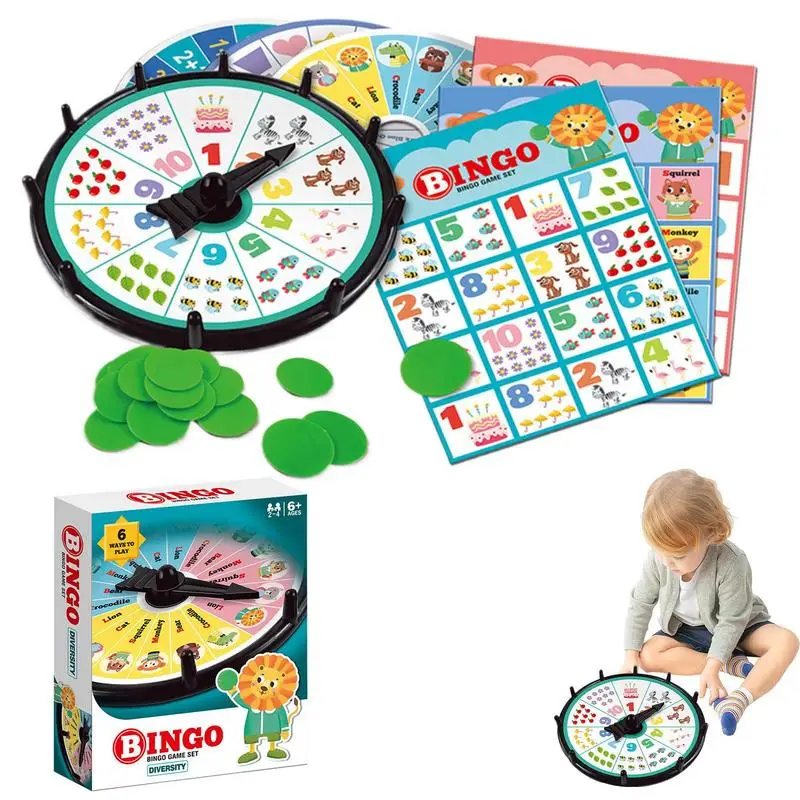 Game Night Family Bingo Fun Night Family Bingo Counting And Matching Skills Games Fun Games Reusable For Develops