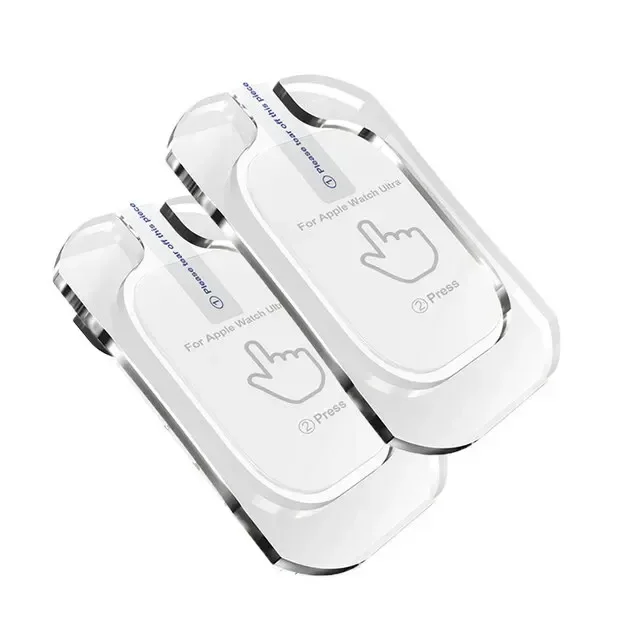 2 فيلم من الزجاج المقسى لساعة أبل ألترا 2 iphone A...