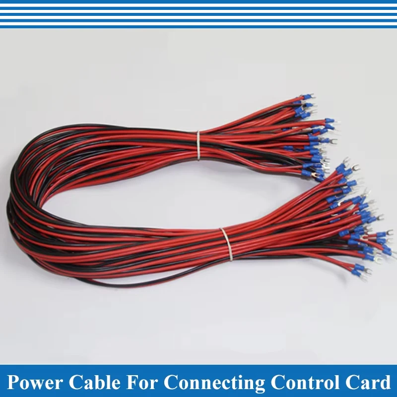 10pcs/lot Pure copper 50cm Long Power Supply Cable /Power Cord /Power Wire for LED Display LED Screen Accessories power supply