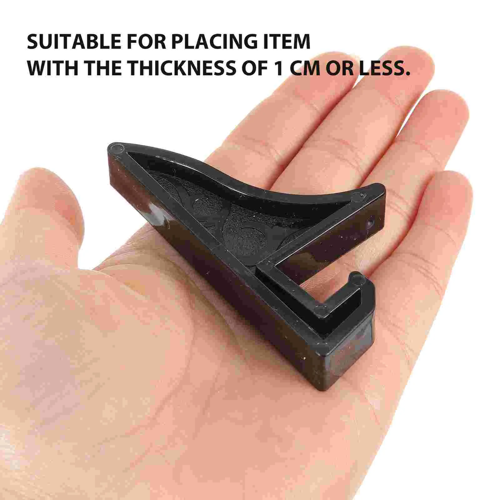 Acrylic Display Holder 10 Pcs Frame Stand Easel Display Pedestal Holder Plastic Certificate Cellphone Base Desktop Shelves Picture Bracket Mount