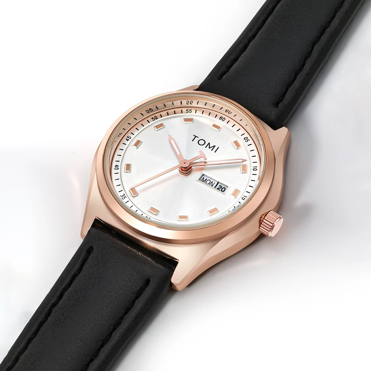 TOMI Luxury Women's Watch Simple and Fashionable Business Women's Quartz Watch Leather Casual Quartz Watch Clock Gift 5