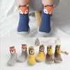 2022 Spring Baby Toddler Shoes Baby  Shoes Non-slip Fox Tiger  Thickening Shoes Sock Floor Shoes Foot Socks Animal Style Tz05 1