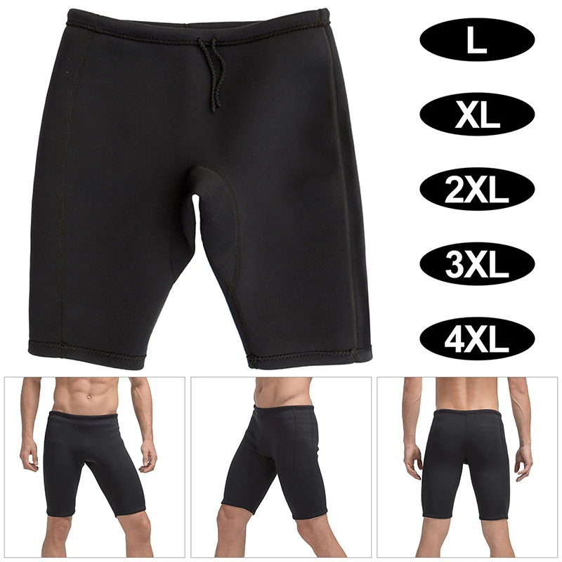 Men Wetsuits Shorts Pants Neoprene Surfing Swimming Long Pants Wetsuit Trunks Surf Kayak Wetsuit Shorts Cycling Fitness Running мужские спортивные шорты с подкладкой на молнии и карманом на поясе quick dry running cycling fitness shorts