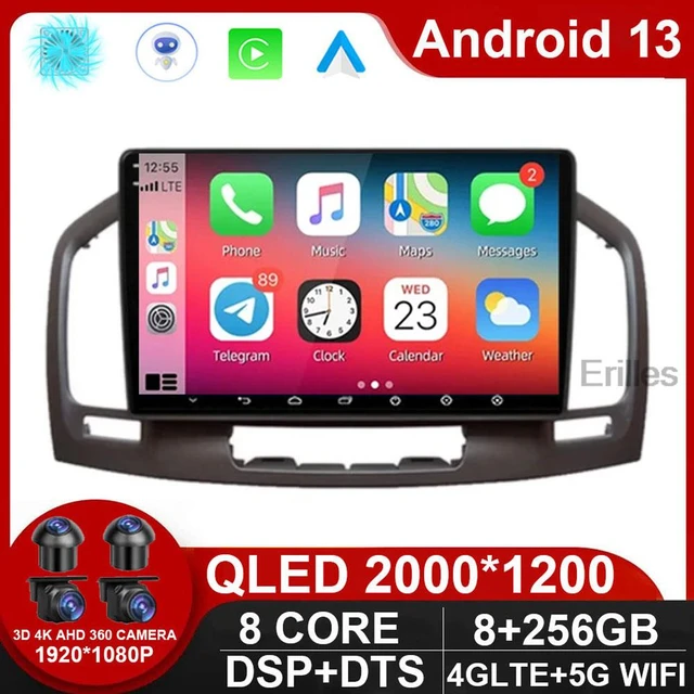 Android 13 Car Radio For Buick Regal 2009- 2013/Opel Insignia 2008 - 2012  Multimedia Video Player GPS 2din Carplay Auto WIFI DSP - AliExpress