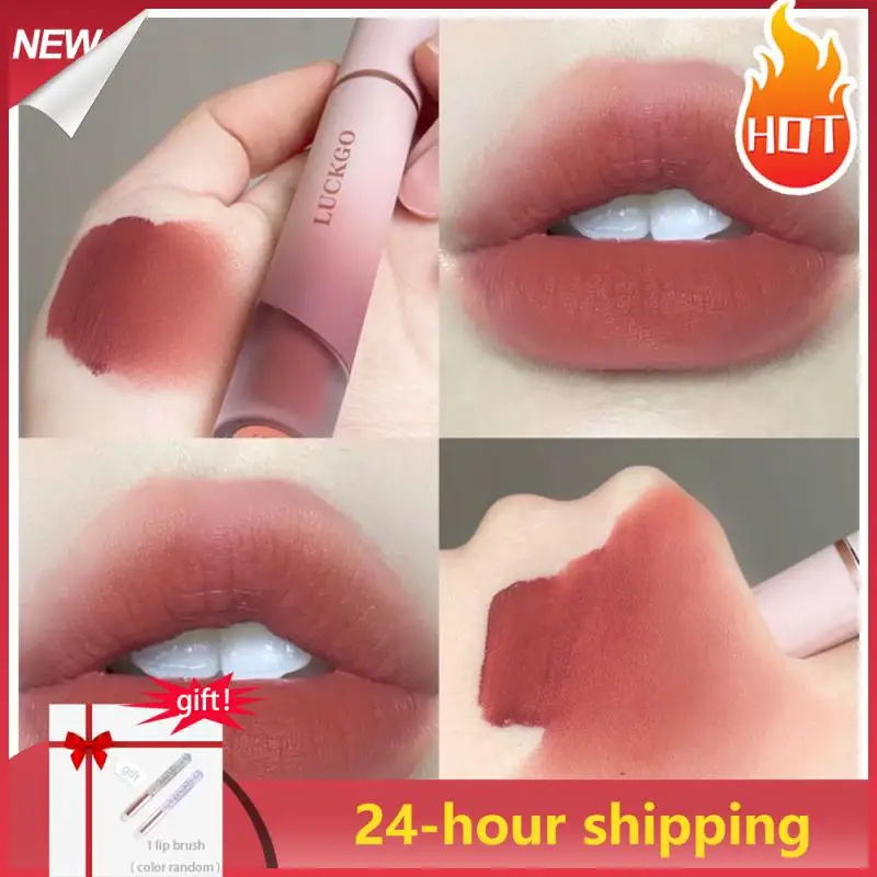 

Fog Velvet Lip Gloss Mini Matte Lipstick Red Liquid Lip Tint Stain Glaze Waterproof Long-lasting Beauty Make Up Lips Cosmetic