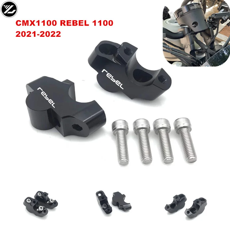 Handlebar Risers Fat Bar Riser CNC Aluminum Fit For Honda CMX 1100