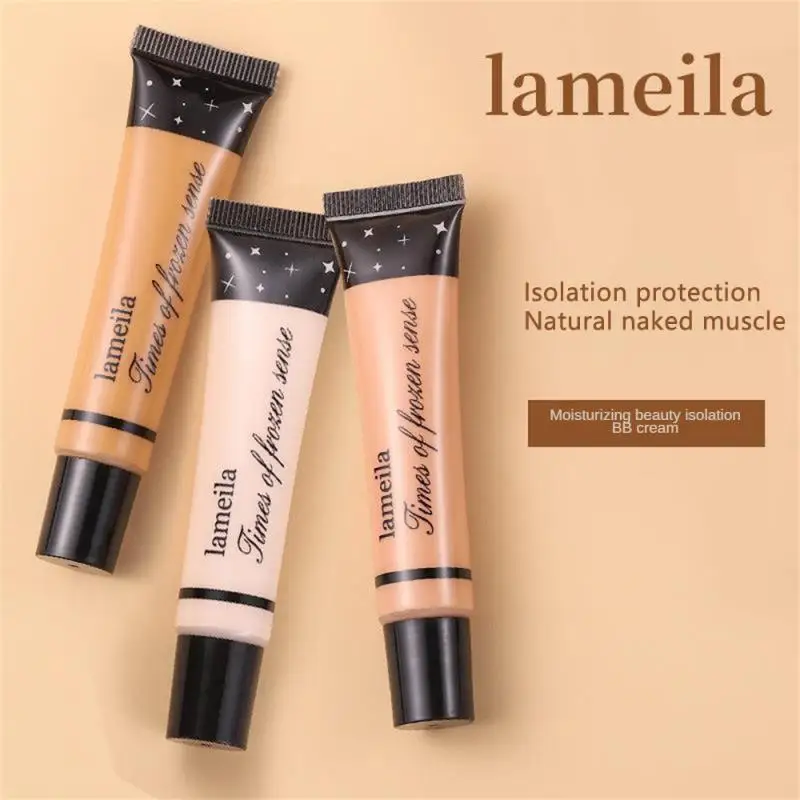 1/2/4Pcs Wholesale Moisturizing Beauty Isolation BB Cream Nourish Skin Foundation Hydrating Brighten Natural Fully Conceal Pores 2