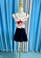 Sleeveless Ballet Leotard Adult 2025 New White Elegant Practice Ballet Dancing Wear Women Dance Team Gymnastics Coverall - Image 5