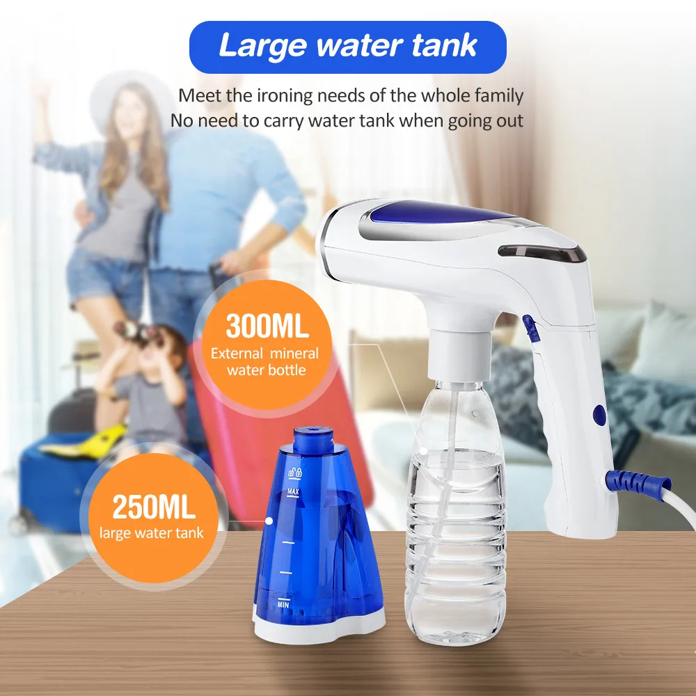 Professional Mini Steam Iron Handheld Portable Garment Steamer Dry Wet  Double Clothes Fabric Ironing Machine for Home and Travel - AliExpress