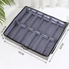 Bed Bottom Shoebox Storage Organizer with Adjustable Dividers Foldable Dustproof Moisture-proof Organization with Lid Visual 6