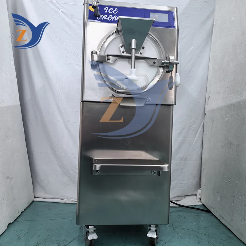 Hard Ice Cream Maker Machine ZY-38-2 Commercial 60 Liters Per Hour Production Equipment Milk Tea Shop Automatic Ball Restaurant 6