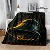 Rock band AC/DC retro printed blanket Flange warm blanket picnic blankets cubre cama throw blanket bed linings Birthday Gift 2