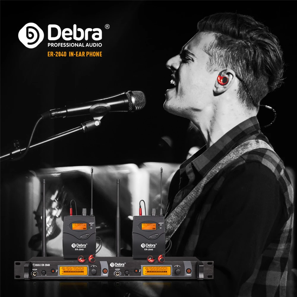 ER-2040 Professional Monitoring System Long-Distance Transmission Headphone Monitoring Suitable For Stage Singing Karaoke