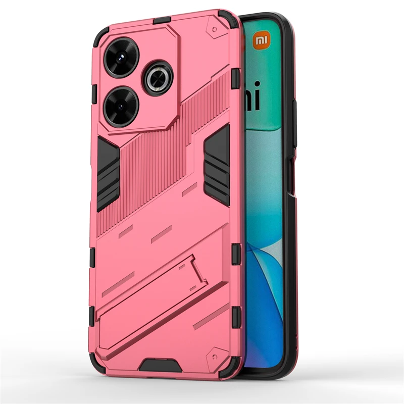 Enhanced Silicone Armor Phone Case with Invisible Holder