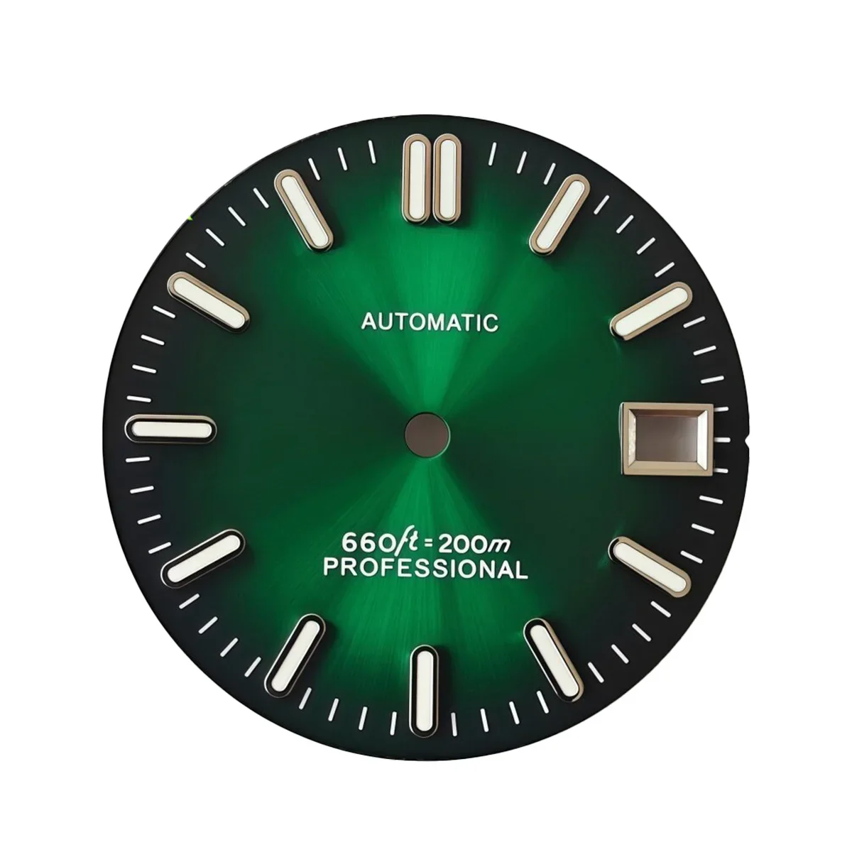Enhanced Green Luminous 28.5mm Watch Dial