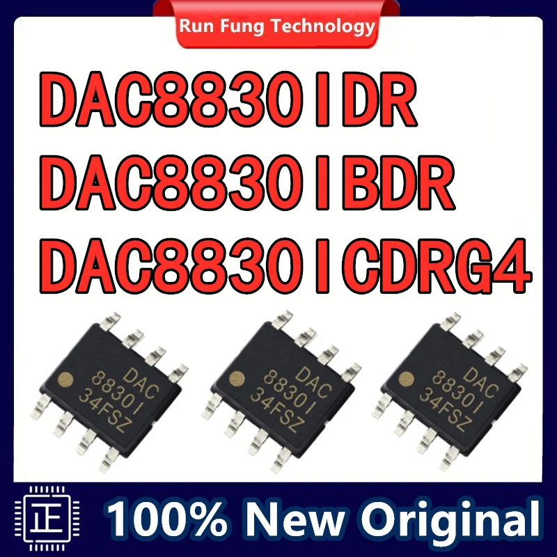 

DAC8830 DAC8830IBDR DAC8830ICDRG4 DAC8830IDR SOP-8 Digital-to-analog conversion chip DAC