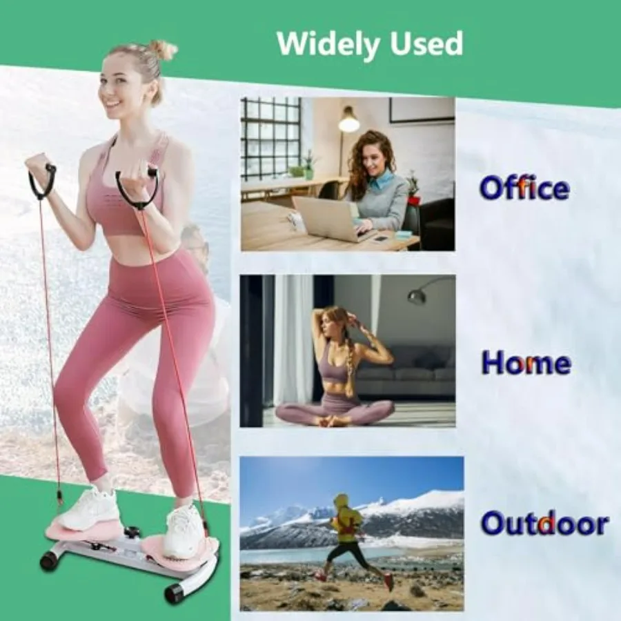 Waist Twister, Ab Machine with Resistance Bands,330 lbs Weight Capacity, Abs Workout for Slim Waist and Core Ab Exercise, Noisel