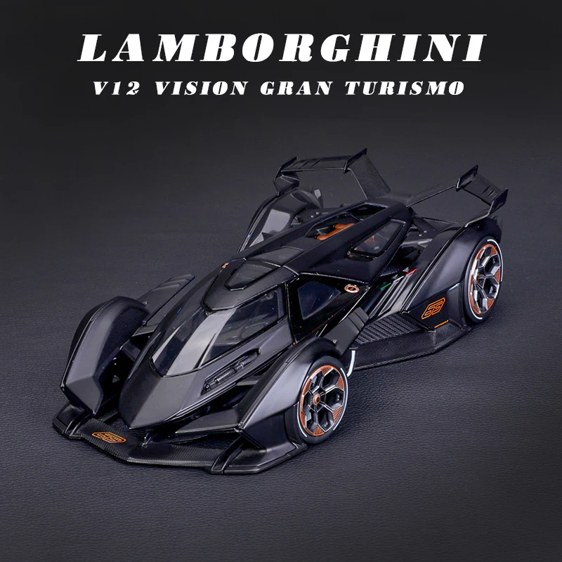 Maisto 1:18 горячая Распродажа Black Lamborghini V12 VISION GRAN Туризм supercar литой модель автомобиля коллекционный подарок для украшения