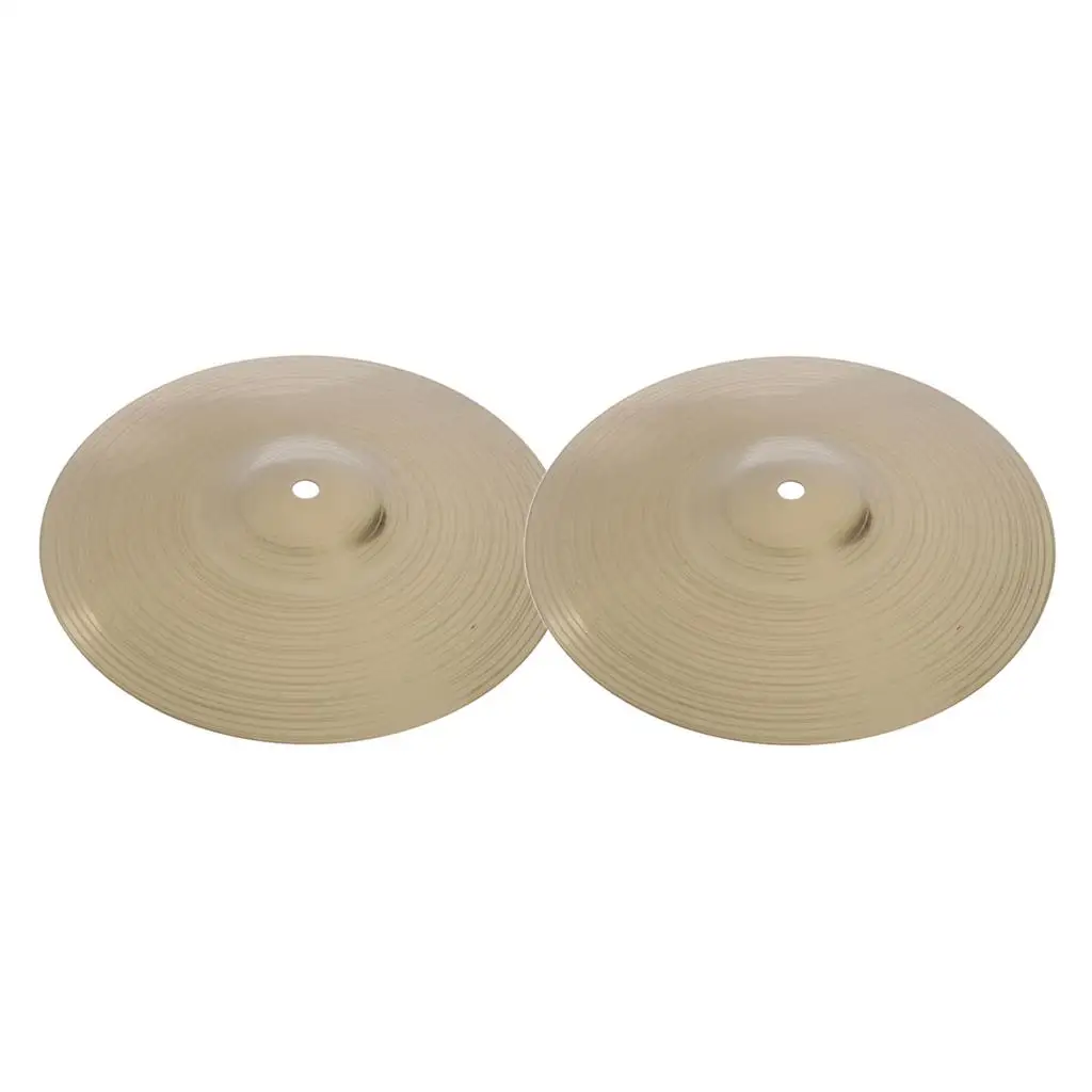 2Pack Of Durable Alloy Drum Kit Splash Cymbal for Drummer， 10&lsquo;&rsquo;