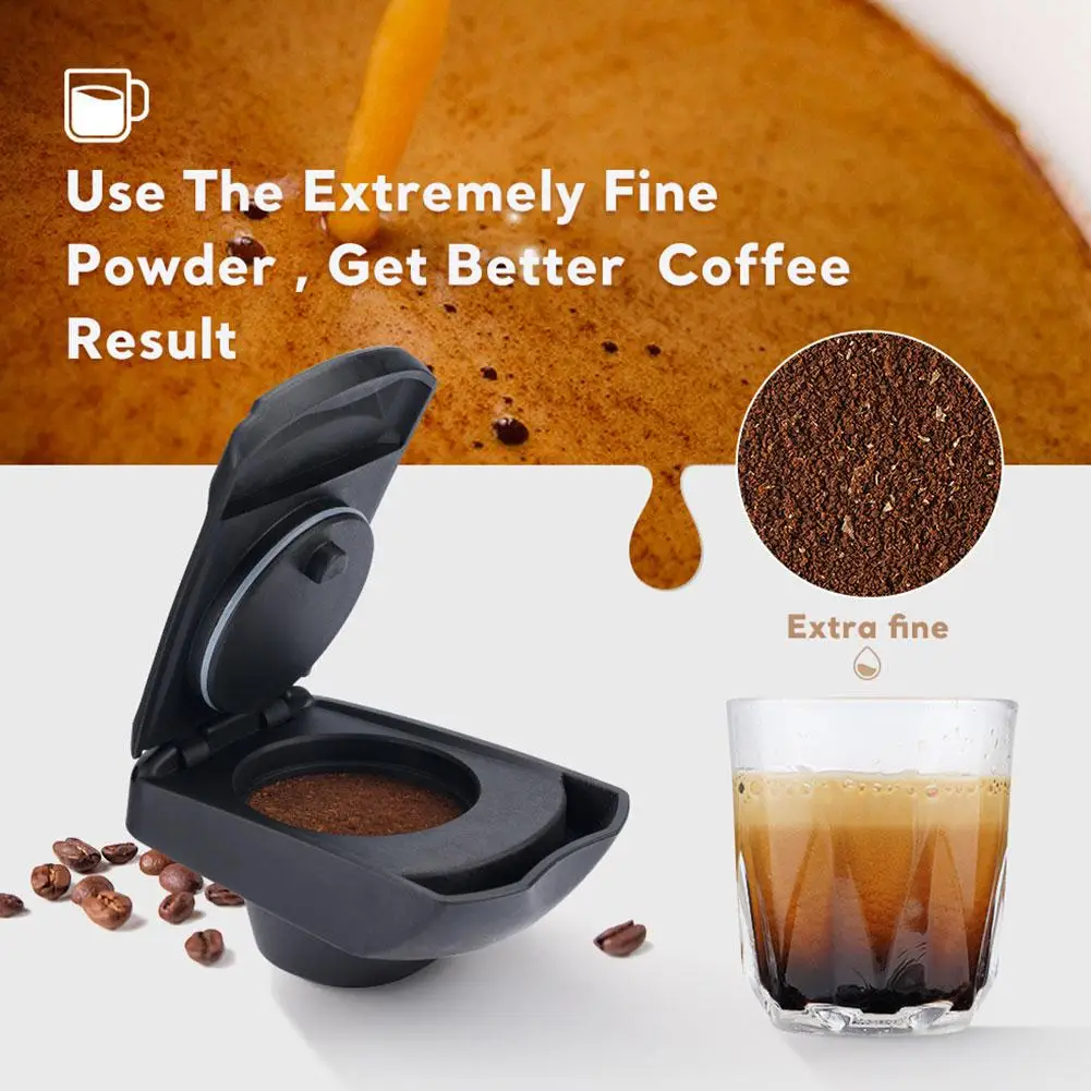 

Многоразовый адаптер для капсул для кофейных капсул Dolce Gusto, преобразователь совместимый с Genio S маленький Xs, аксессуары для машинного кофе F5t2