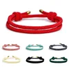 New Lucky Red String Colorful Thread Rope Bracelets for Women Men Adjustable Couples Bracelets Hand Knitted Jewelry Gift