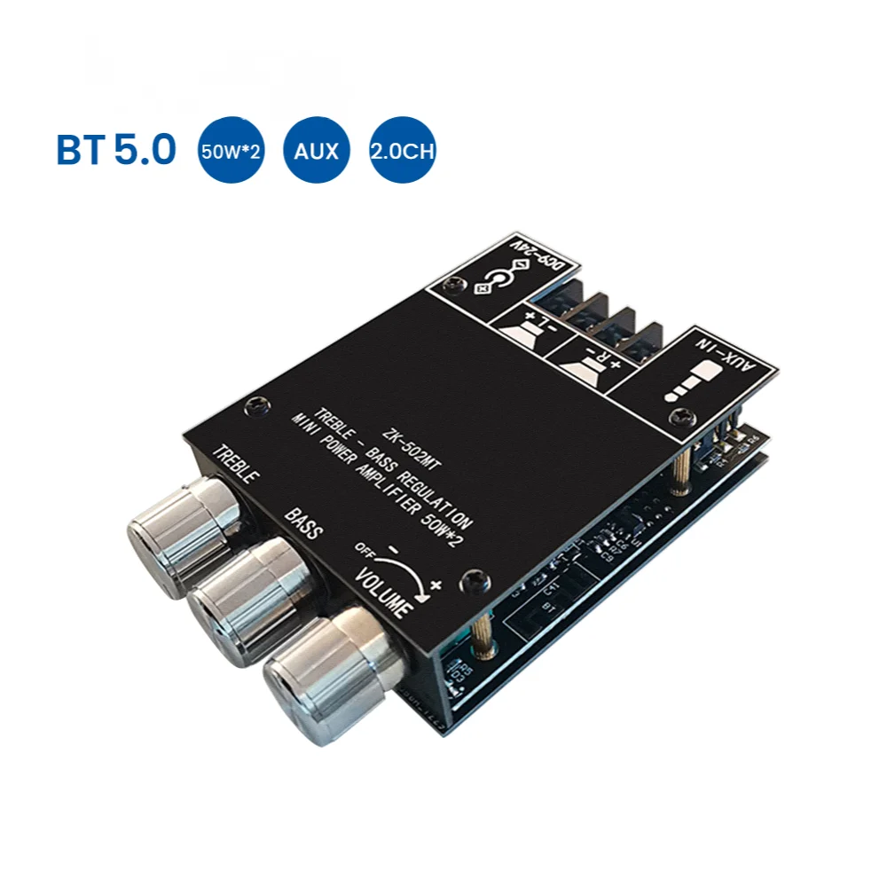 

AIYIMA TPA3116D2 Subwoofer Amplifier Board Bluetooth-compatible 5.0 Sound Amplifier Power Audio Stereo Amplificador 2x50W