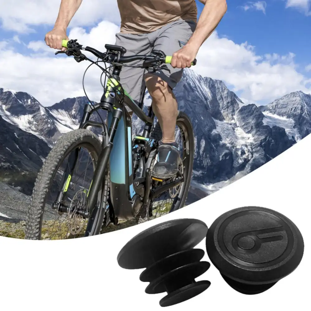 Plastic Handlebar Grips Handle Bar Cap End Plugs Bike Handlebar Grips