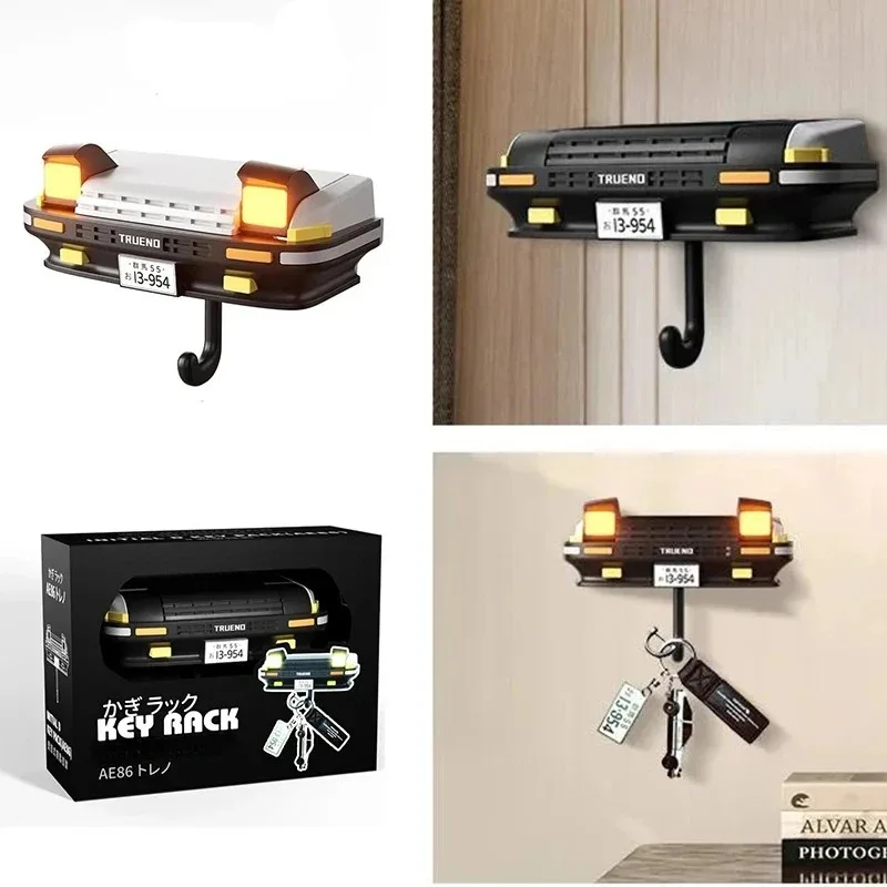 AE86 Car Headlight Wall Key Holder Room Accessories Wall-Mounted Key Hanger Hook For Car Enthusiasts Gifts Boyfriend Gift hook