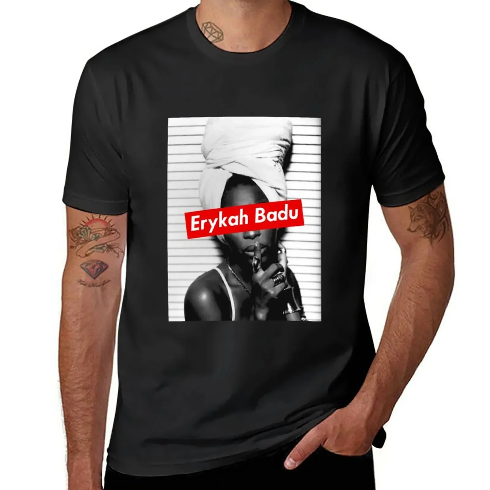 

Erykah Badu (9) T-Shirt customizeds Aesthetic clothing t shirts for men pack