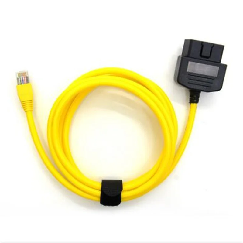 Hot Sell ESYS Data Cable for BMW ENET Ethernet to OBD Interface E-SYS ICOM F-Series Coding OBD2 Diagnostic Cable ping