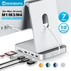 Minisopuru USB C Hub for iMac 24 Inch 2021/2023 Compatible M.2 NVMe SSD USB C 10Gbps iMac Accessories for iMac M1 M3 iMac Hub 1